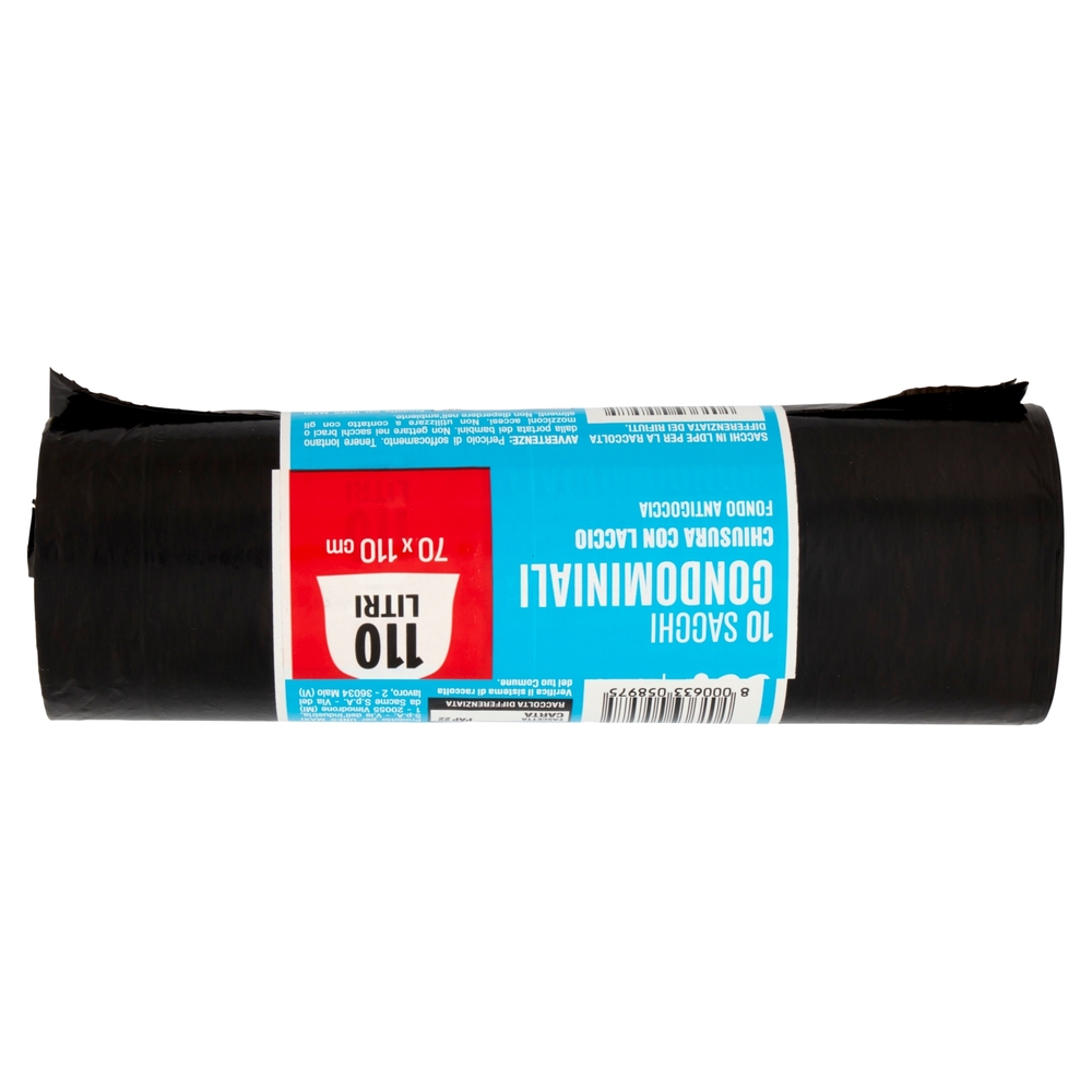 10 Sacchi Condominiali Neri 110 Litri U! Confronta e Risparmia